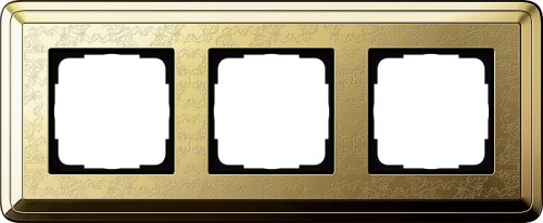 Рамка универсальная Gira ClassiX Art 3-м. латунь/латунь фото Рамка универсальная Gira ClassiX Art 3-м. латунь/латунь картинка