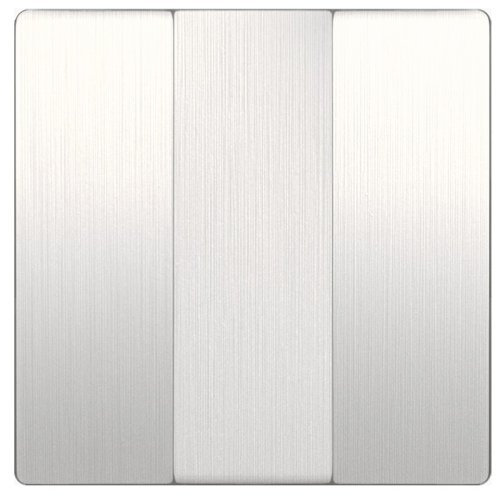 Лицевая панель Werkel для 3-кл. выключателя перламутровый рифленый картинка фото 2