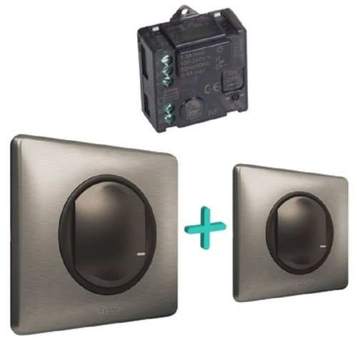 Комплект умного дома управления освещением c 2 мест Valena Celiane Netatmo графит Комплект умного дома управления освещением c 2 мест Valena Celiane Netatmo графит