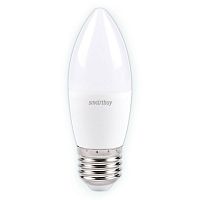 Лампа светодиодная Smartbuy C37 Свеча Е27 220В 5Вт 3000К картинка 