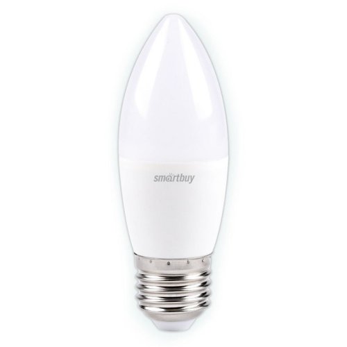 Лампа светодиодная Smartbuy C37 Свеча Е27 220В 5Вт 3000К картинка 