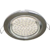 Светильник встраиваемый Ecola H4 GX53 220В 20Вт Хром/38х90х106мм картинка 