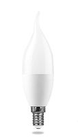 Лампа светодиодная Smartbuy C37 Свеча на ветру Е14 220В 7Вт 3000К 37х125мм картинка 