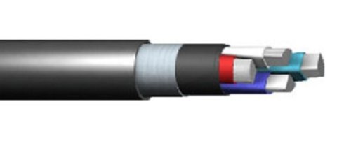 Кабель силовой АВВГ 4x10мм ГОСТ картинка