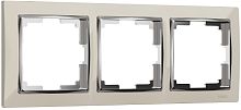Рамка универсальная Werkel Snabb 3-м. слоновая кость/хром картинка