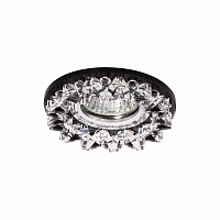 Светильник встариваемый Италмак Bohemia 51 33 71 MR16 65мм/50Вт огран стекдл/черный картинка 