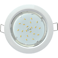 Светильник встраиваемый Ecola Ультратонкий H4 GX53 220В 20Вт Белый/106х90х35мм картинка 