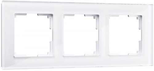 Рамка универсальная Werkel Favorit 3-м. стекло белый картинка