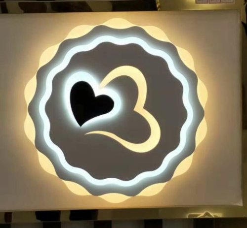 Светильник светодиодный (Люстра) Мелодия Света Сердечко 6033/500-83W фото Светильник светодиодный (Люстра) Мелодия Света Сердечко 6033/500-83W картинка