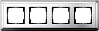 Рамка универсальная Gira ClassiX 4-м. хром/хром
