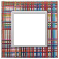 Рамка универсальная Эра Elegance 1-м. стекло прозрачное/белый картинка