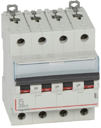 Выключатель автоматический Legrand DX3-E 6000 4п 2А C 6кА картинка