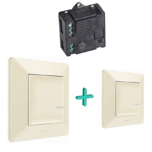 Комплект умного дома управления освещением c 2 мест Valena Life Netatmo слоновая кость Комплект умного дома управления освещением c 2 мест Valena Life Netatmo слоновая кость