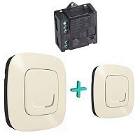 Комплект умного дома управления освещением c 2 мест Valena Allure Netatmo слоновая кость