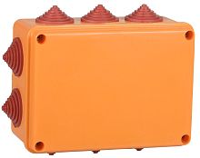 Коробка огнестойкая IEK 150x110x70мм 6x6мм IP55 оранжевый
