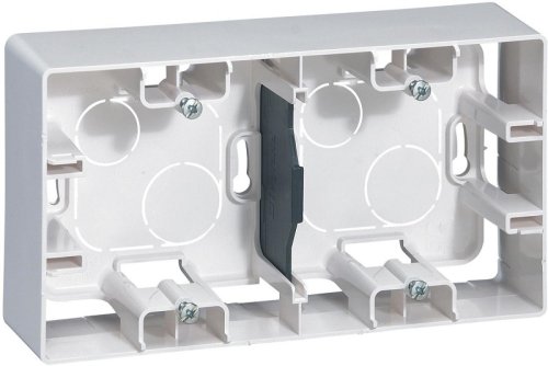 Коробка для наружнего монтажа Legrand Etika 2-м. белый картинка