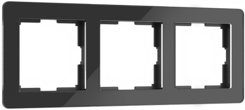 Рамка универсальная Werkel Acrylic 3-м. стекло черный картинка