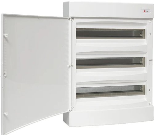Бокс EKF Unix ЩРН-П-72 (651x396x112мм) IP40 белая дверца картинка  фото 2