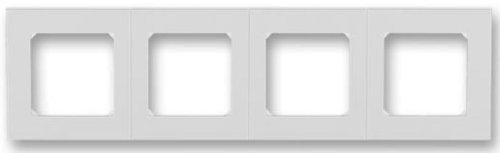 Рамка универсальная ABB EPJ Levit 4-м. серый/белый картинка