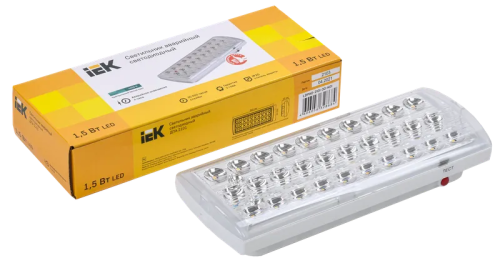 Светильник светодиодный ДПА 2101 30LED IP20 4ч аварийный аккум. IEK картинка 