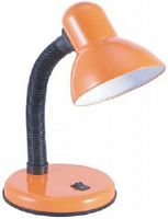 Светильник настольный Uniel ЛОН TLI-204 220В Е27 60Вт Оранжевый/подставка картинка 