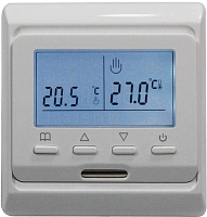 Терморегулятор электронный RTC E51.716 БЕЛЫЙ датчик воздуха 3.6кВт 16А картинка 