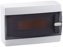 Бокс пластиковый Кэаз OptiBox ЩРН-П-12 P-CNK-1-12-IP41 (195х290х102мм) IP40 прозрачная дверца картинка 