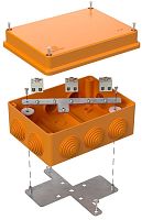 Коробка огнестойкая Промрукав 120x80x50мм под винт 6x2,5мм IP55 оранжевый