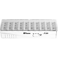 Светильник аварийный аккумуляторный Feron EL15 3,7/220В AC/DC 60 LED 1,8Вт 4000К IP20 картинка 