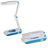 Светильник настольный "Фиксики" Эра NLED-423-B 220В 3Вт 4000К Синий/подставка картинка 