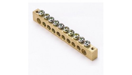 Шина IEK PEN "земля-ноль" 6х9мм 24/2 24 группы крепление по краям фото фото 3 Шина IEK PEN "земля-ноль" 6х9мм 24/2 24 группы крепление по краям картинка фото 3