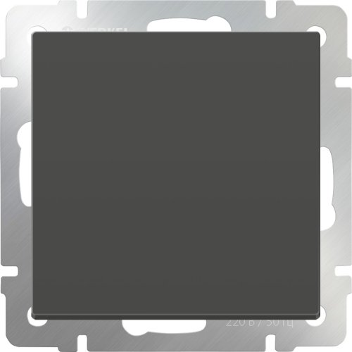 Выключатель без рамки Werkel 1-кл. серо-коричневый глянцевый картинка фото 2