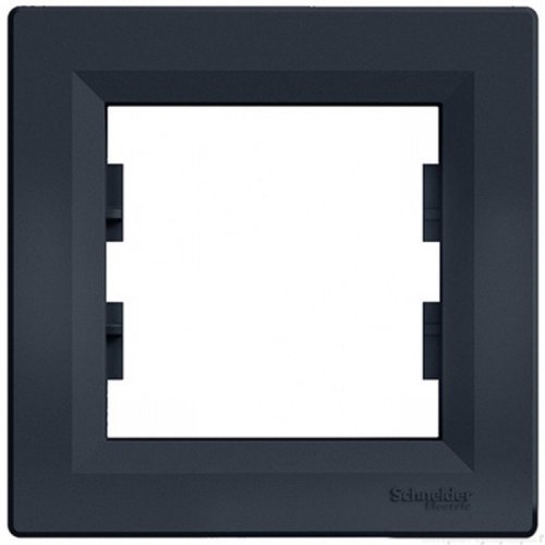 Рамка универсальная Systeme Electric AtlasDesign 1-м. карбон картинка фото 2