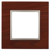 Рамка универсальная Эра Elegance 1-м. дерево вишня/шампань картинка