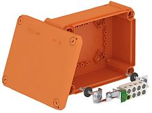 Коробка огнестойкая OBO FireBox T160E 16-5 190x150x77мм 5x16мм IP65 оранжевый