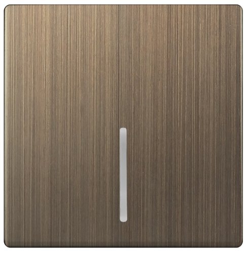 Лицевая панель Werkel для 1-кл. выключателя с подсветкой бронза картинка фото 2
