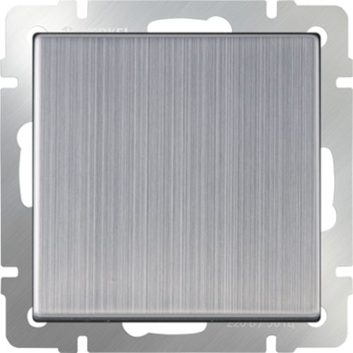 Переключатель без рамки Werkel 1-кл. проходной глянцевый никель картинка фото 3