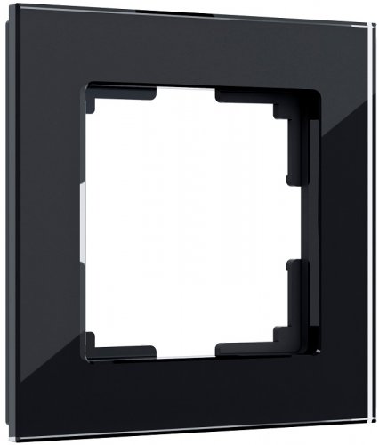 Рамка универсальная Werkel Favorit 1-м. стекло черный картинка