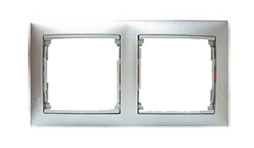 Рамка горизонтальная Legrand Valena 2-м. алюминий фото фото 2 Рамка горизонтальная Legrand Valena 2-м. алюминий картинка фото 2