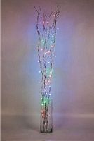 Гирлянда светодиодная Feron "Серебрянные ветки" LD206B-indoor 220B 2.5W x50LED RGB/120см картинка 