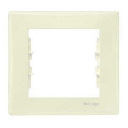 Рамка горизонтальная Schneider Electric Sedna 1-м. бежевый картинка фото 2