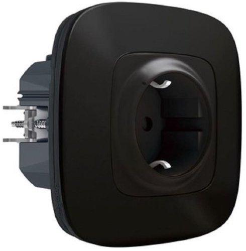 Умная розетка Valena Allure Netatmo 1-м. шторки IP41 16А антрацит Умная розетка Valena Allure Netatmo 1-м. шторки IP41 16А антрацит