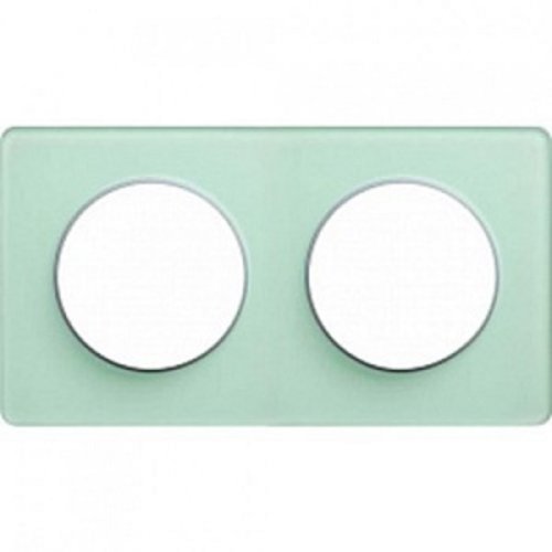 Рамка универсальная Schneider Electric Odace 2-м. зеленый лед/алюминий фото фото 2 Рамка универсальная Schneider Electric Odace 2-м. зеленый лед/алюминий картинка фото 2