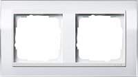 Рамка универсальная Gira Event Clear 2-м. белый глянец/белый
