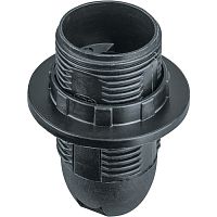 Патрон электрический Navigator NLH-PL-R1-E14-BL 230В Е14 1000Вт Пластик/Черный картинка 