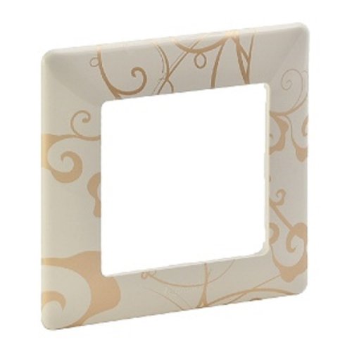 Рамка универсальная Legrand Valena Life 1-м. ампир бежевый картинка фото 2