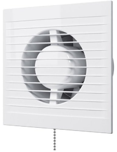 Вентилятор осевой Era E 100-02 D100 с тяговым выключателем белый фото фото 2 Вентилятор осевой Era E 100-02 D100 с тяговым выключателем белый картинка фото 2