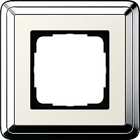 Рамка универсальная Gira ClassiX 1-м. хром/кремовый