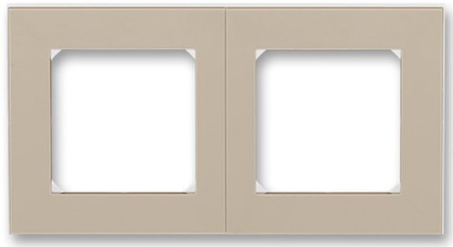 Рамка универсальная ABB EPJ Levit 2-м. кофе макиато/белый картинка