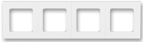 Рамка универсальная ABB EPJ Levit 4-м. белый/ледяной картинка